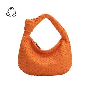 Melie Bianco Orange Woven Bag